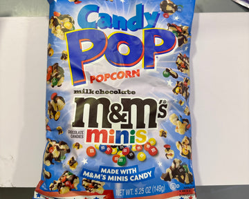 Pop corn m&m’s