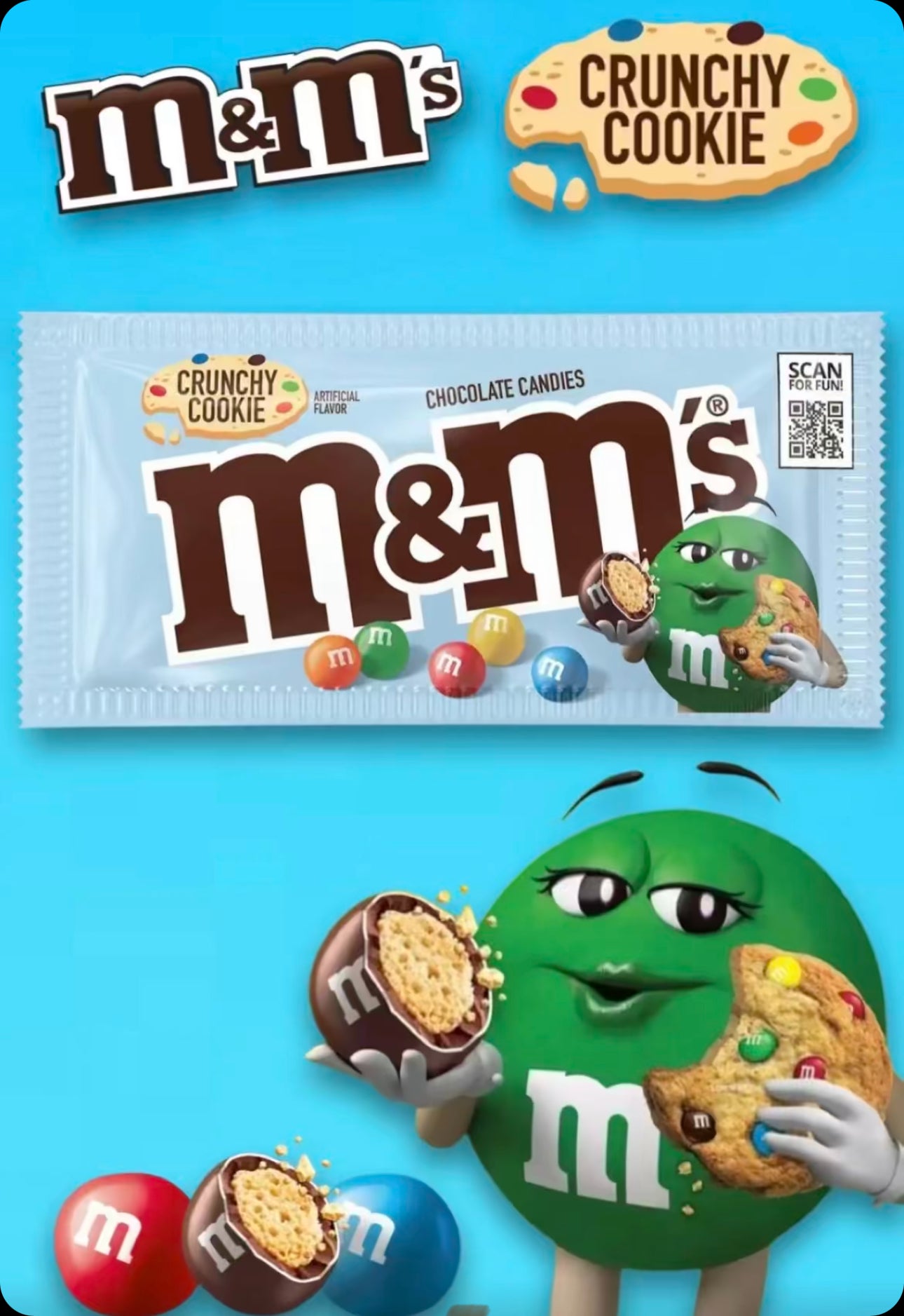 M&M’s crunchy cookie